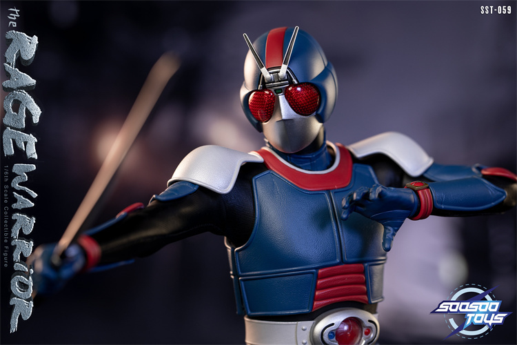 In Stock Soosootoys SST-059 1/6 Masked Rider Black RX Action Figure Model Toy