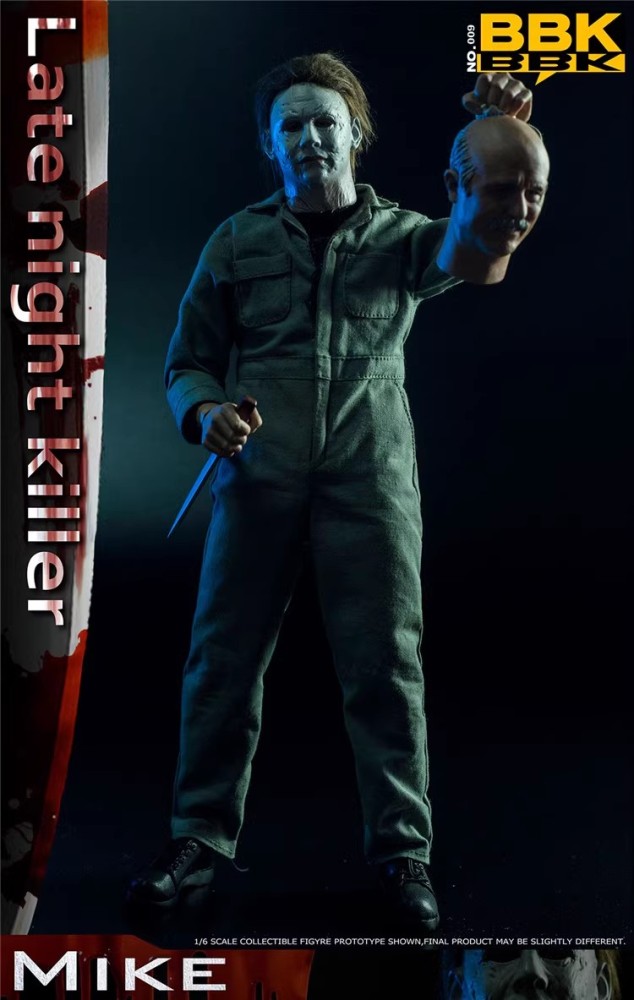 In Stock BBK009 Halloween Night 1/6 Killer Mike 12" Figure