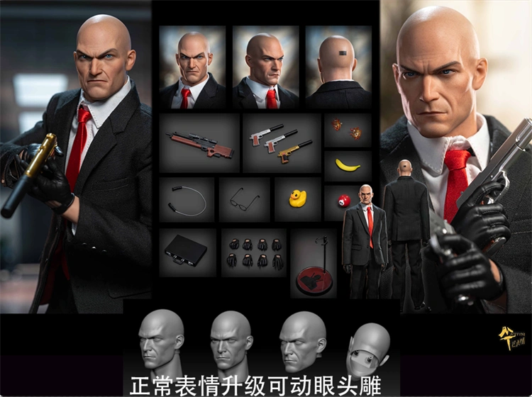 Master Team　HITMAN 47 アクションフィギュア MTTOY Amazon | Master Team 1/6 フィギュア キャラクター Agent 47 素