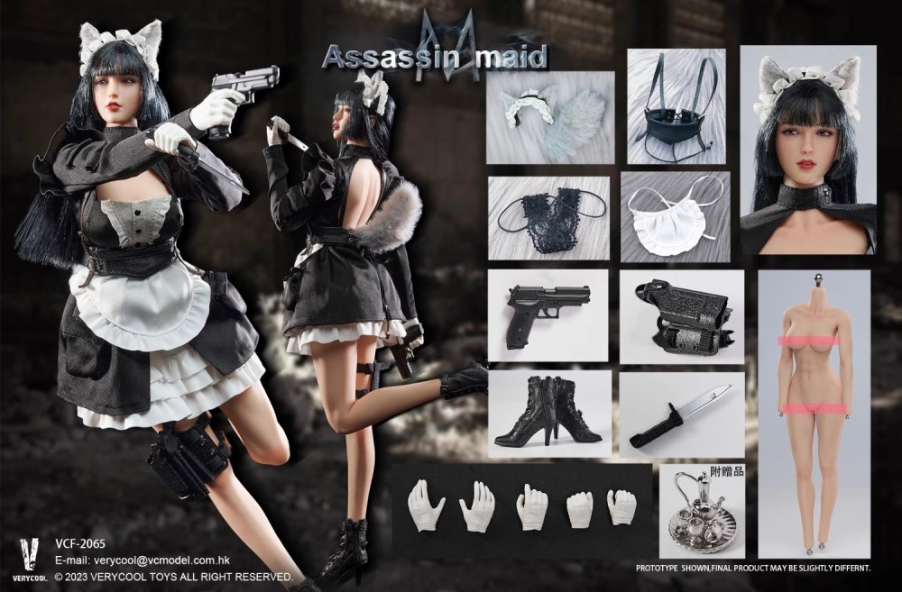 IN STOCK VERYCOOL VCF-2065 Sexy Female Assassin Maid Michelle 1/6 ACTION FIGURE