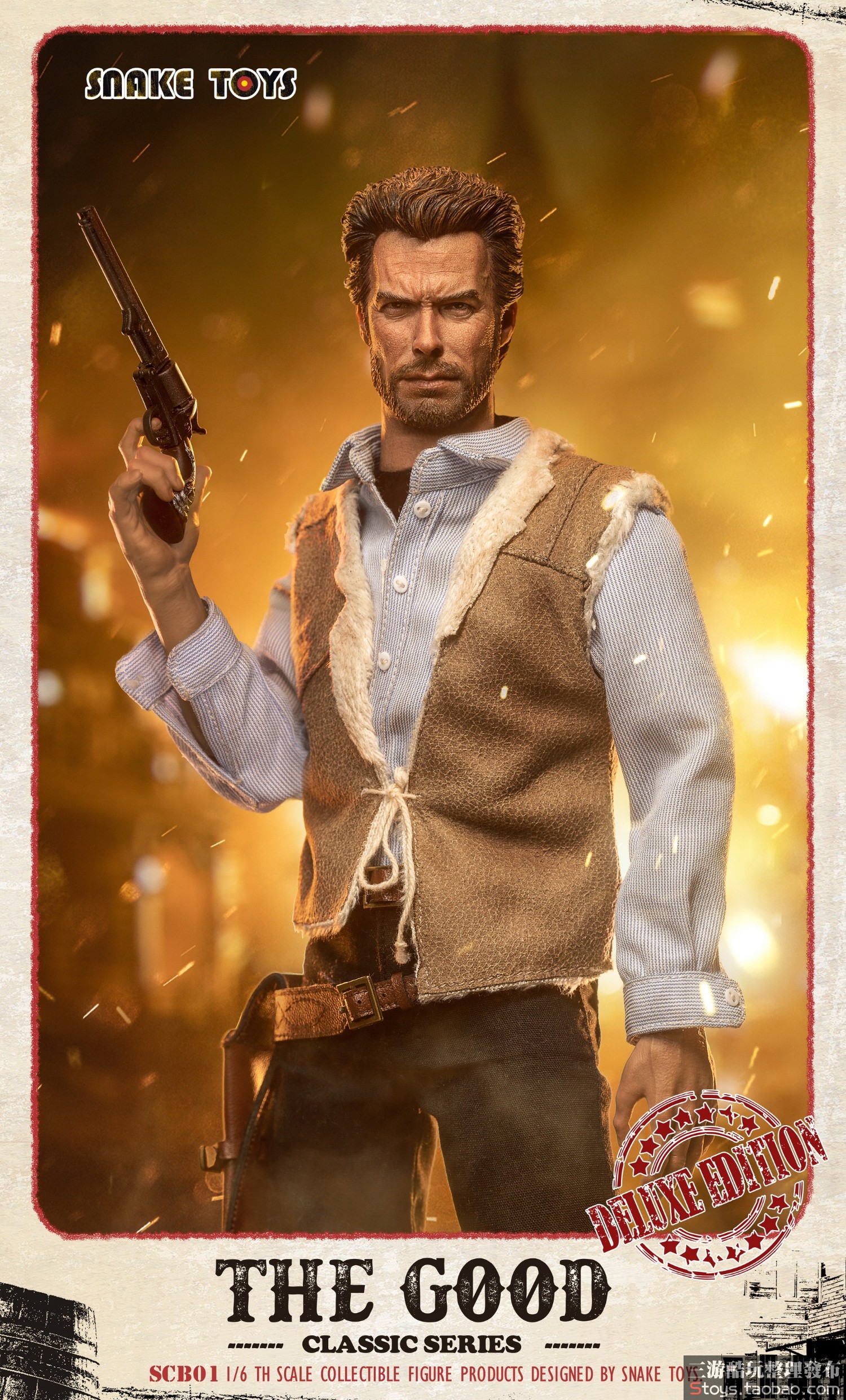その他 SNAKE TOYS West cowboy THE GOOD 1/6 SNAKE TOYS Good Cowboy SCB01 1/6 Figure