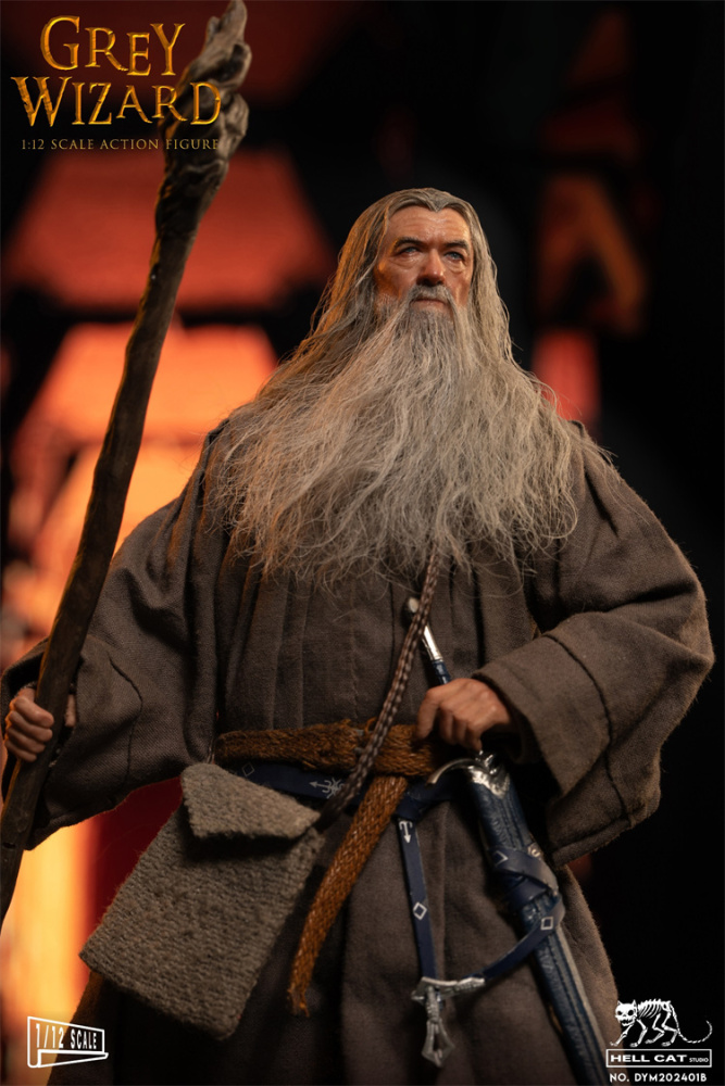 In Stock Hell Cat 1/12 Grey Wizard Action Figure (DYM202401A/B/C)