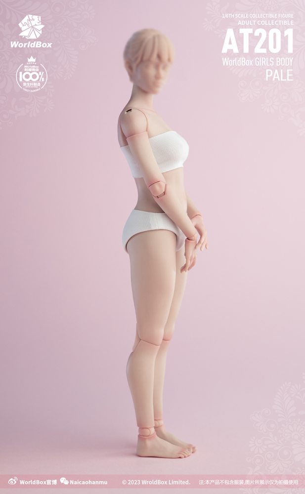 Worldbox AT201 AT202 1/6 Scale Collectible Figure Flexible European Girls Types Joint Body 12'' Action Figure Model Toys