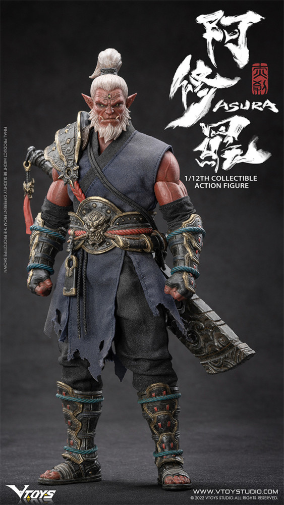 In Stock  VTOYS VSD006 1/12 Asura Red Demon 6" Action Figure Model Toys