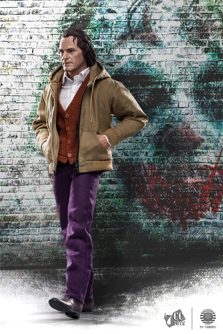 In Stock 7CCTOYS/PU STUDIOS 1/6 The Clown Joker Joaquin Phoenix