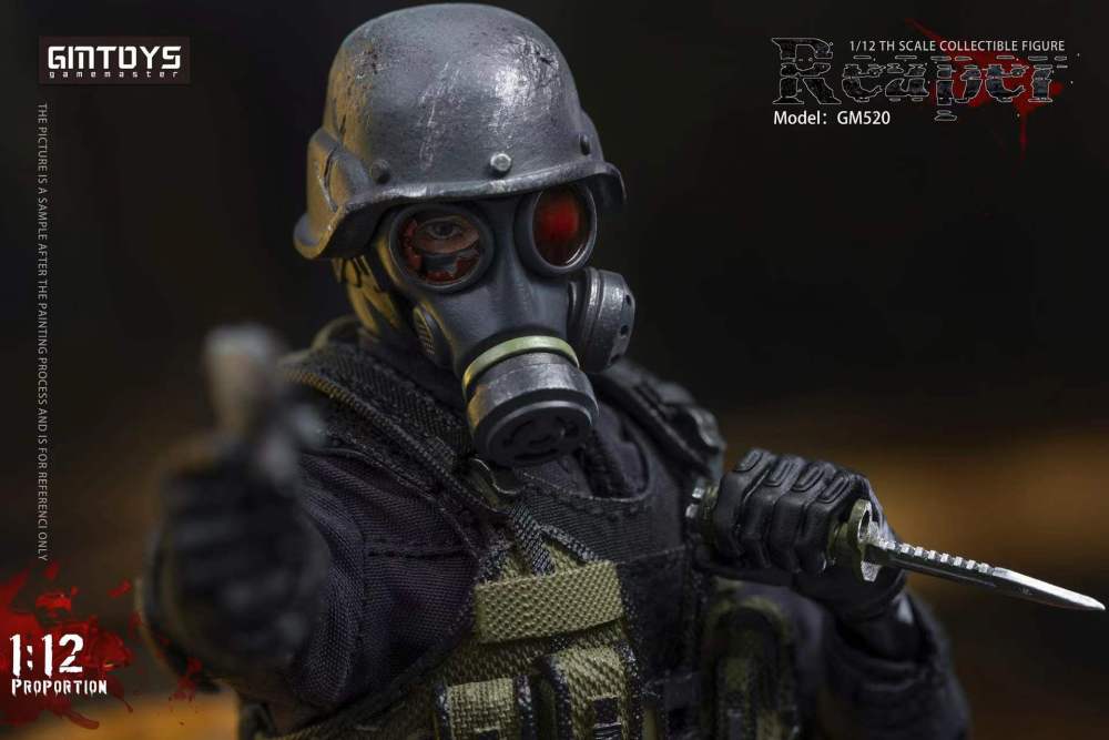 Gmtoys Resident Evil hunk Action Figure Model In Stock 1/12 Scale EX version