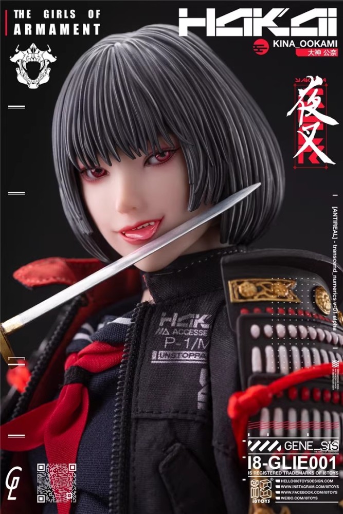 In Stock i8toys i8-GLIE001 1/6 The Girls of Armament Kina OOKAMI Action Figure Model Toy