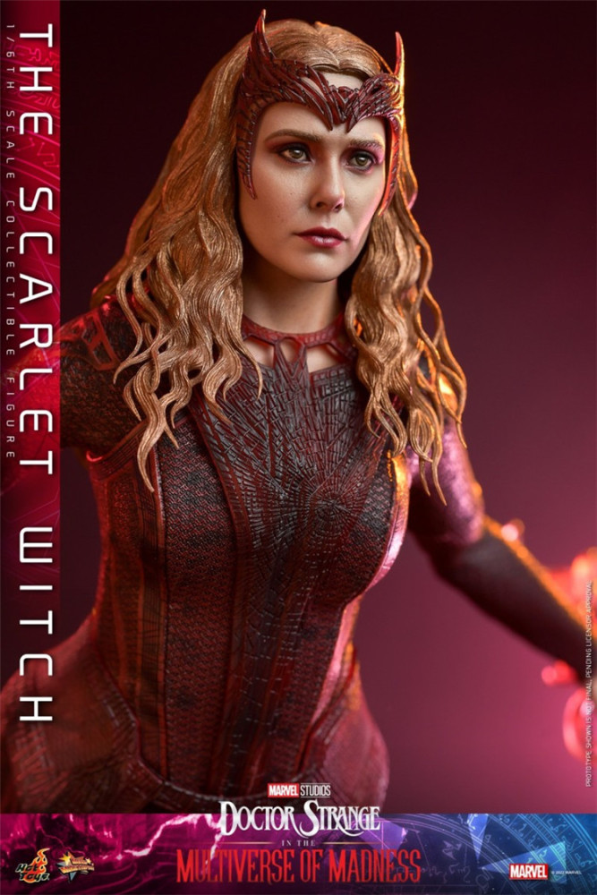 In Stock Hot Toys MMS652 The Multiverse of Madness 1/6 The Scarlet Witch Figure
