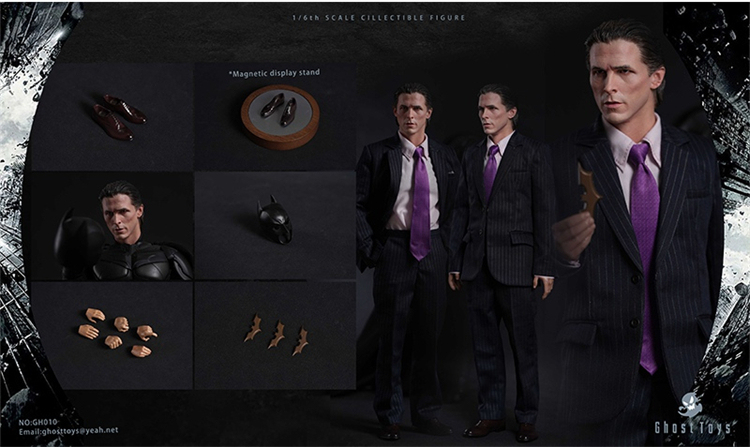 In Stock  Ghost Toys GH-010 Batman Wayne 1/6 Male Action Figure Collectible Models Statues