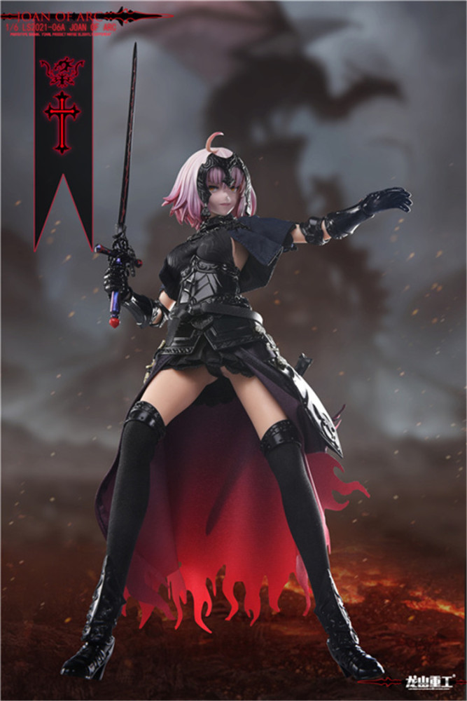 In Stock  LONGSHANZHONGGONG SL2021-06A Joan of arc with Metal Armor 1/6 Action Figure