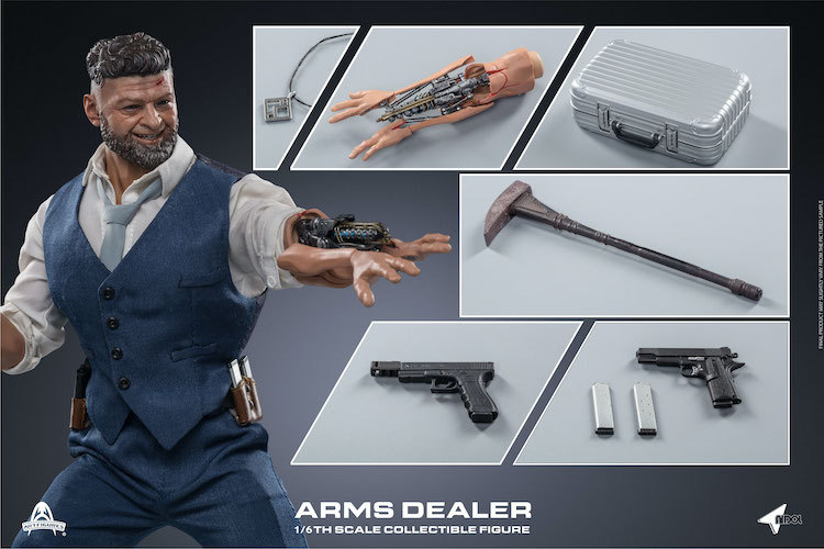 ArtFigures 1/6 AI-006 Arms Dealer Andy Serkis Ulysses Klaw Action Figure InStock