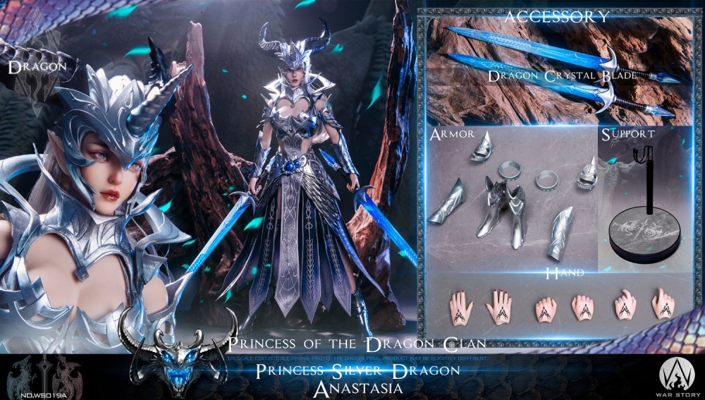 In Stock New WAR STORY WS019 1/6  Dragon Princess Alexia Action Figure