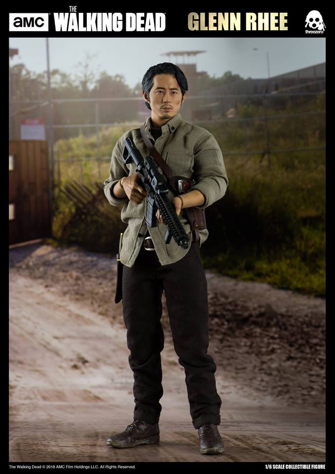 THREEZERO Glen Rhee DELUXE Ver. 1/6 Action Figure Full Set AMC The Walking Dead