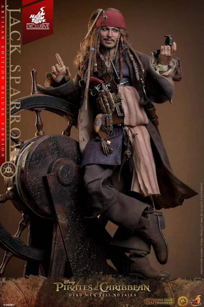 First batch HOTTOYS 1/6 DX37 DX38 ARTISAN JACK SPARROW