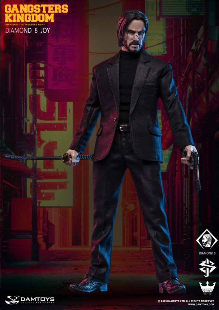 In Stock New DAMTOYS GK028A 1/6 Gangsters Kingdom DIAMOND 8 JOY Action Figure