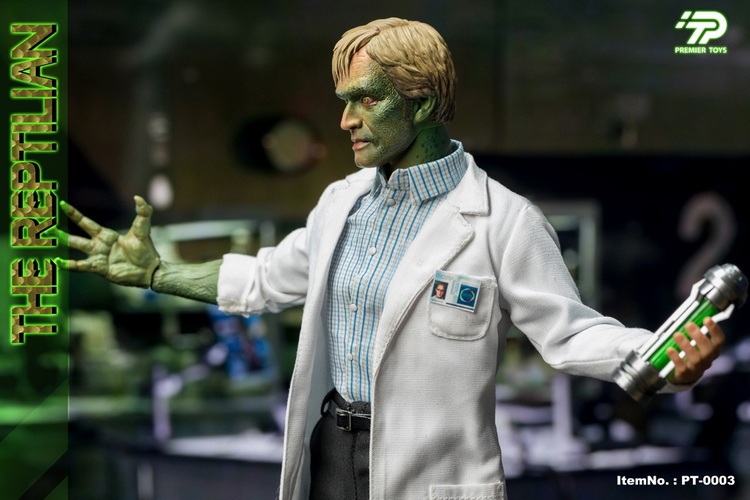 In Stock  PREMIER TOYS PT-0003B 1/6 The Lizard Dr. Connors Action Figure
