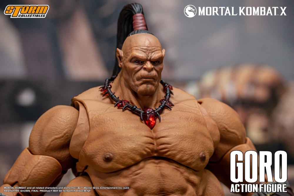 In Stock Storm Toys DCMK18 1/12 Mortal Kombat GORO Collectible Action Figure