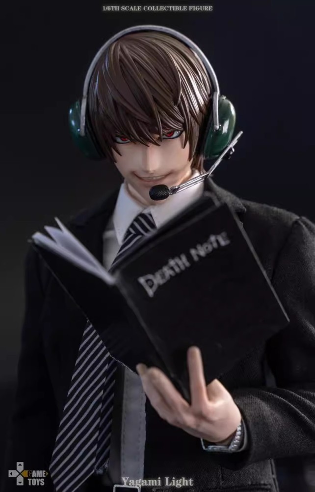 In Stock GAMETOYS GT-008AUP Silicone body DEATH NOTE Yagami Light business suit Action Figure