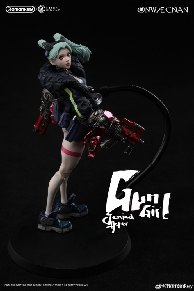 In Stock Romankey X COWL 1/12 Gun Girl Collectible Female Action Figure Model