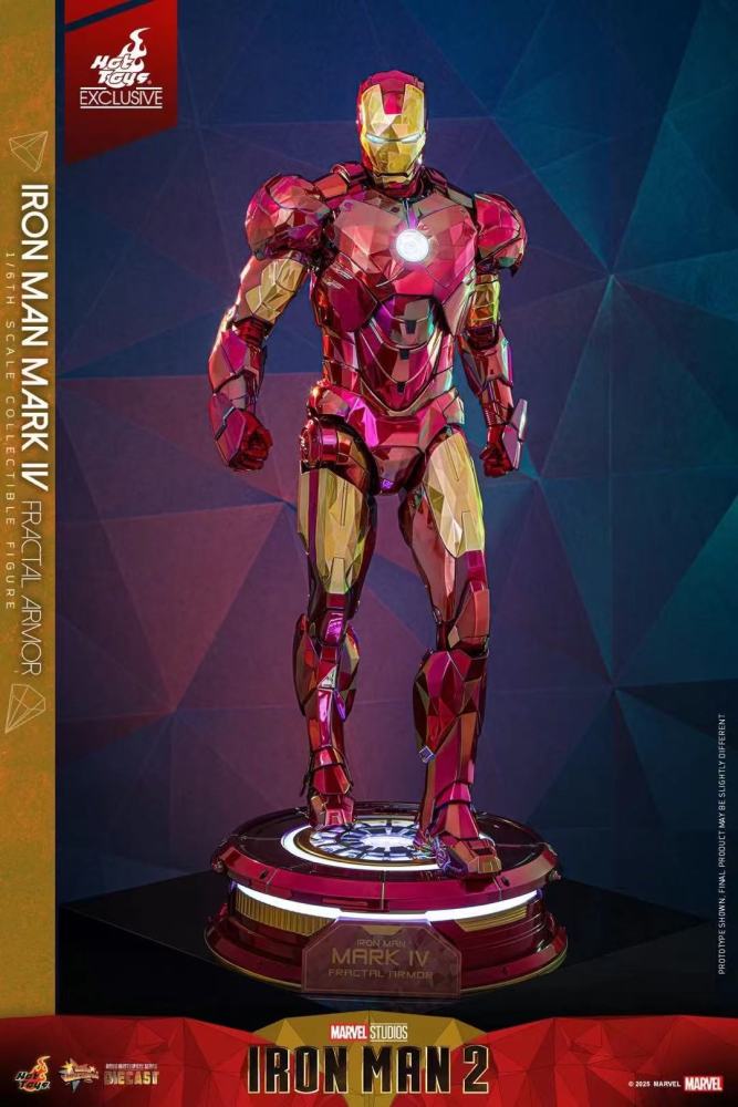 In Stock 🔥Hot Toys 1/6 Iron Man 2 Iron Man Mark4(Phantom Geometry)