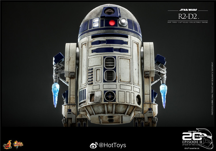 New Hot Toys MMS651 STAR WARS II: ATTACK OF THE CLONES 1/6 R2-D2 R2D2 Figure