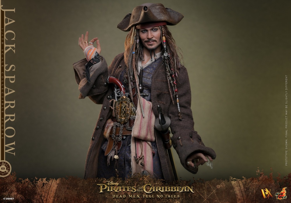 [Pre-order] HOTTOYS HT 1/6 Pirates of the Caribbean 5 JACK DX39AE Hair transplant version