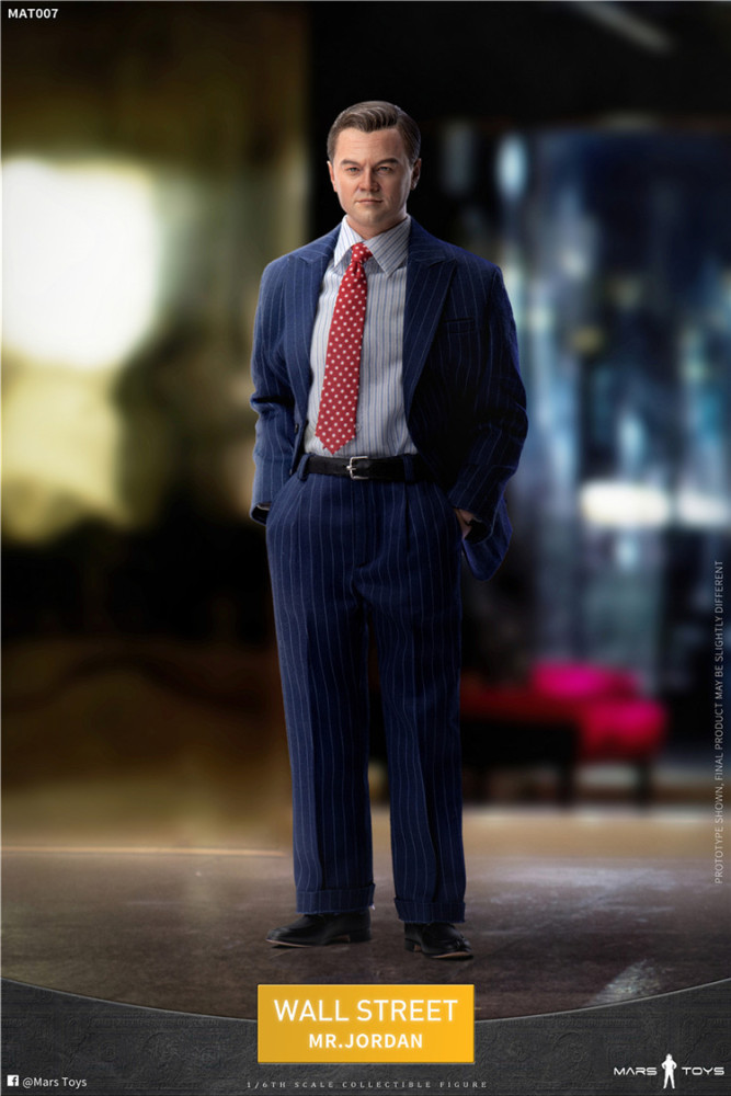 New Mars Toys MAT007 WallStreet 1/6 Leonardo DiCaprio 12" Action Figure In Stock