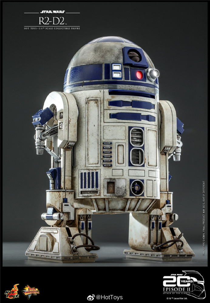 New Hot Toys MMS651 STAR WARS II: ATTACK OF THE CLONES 1/6 R2-D2 R2D2 Figure