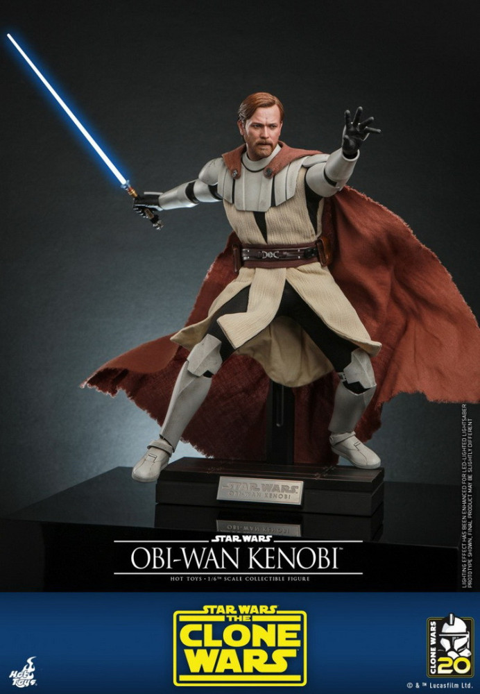 In Stock HOTTOYS 1/6 TMS095 OBI-WAN KENOBI THE CLONE WARS