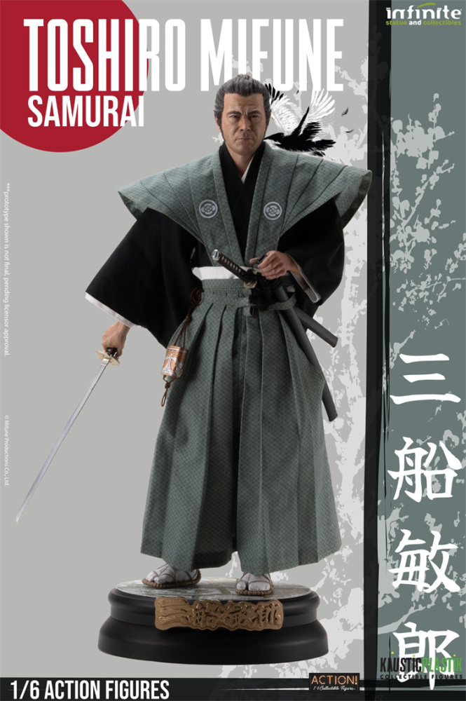 In Stock  Infinite Statue X Kaustic Plastik Toshiro Mifune Samurai/Ronin/Double Pack 1/6  Action Figure