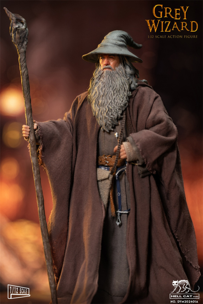 In Stock Hell Cat 1/12 Grey Wizard Action Figure (DYM202401A/B/C)