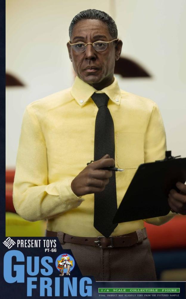 In Stock PRESENT TOYS PT-sp66 1/6 Gus Fring Collectible Male Action Figure Model