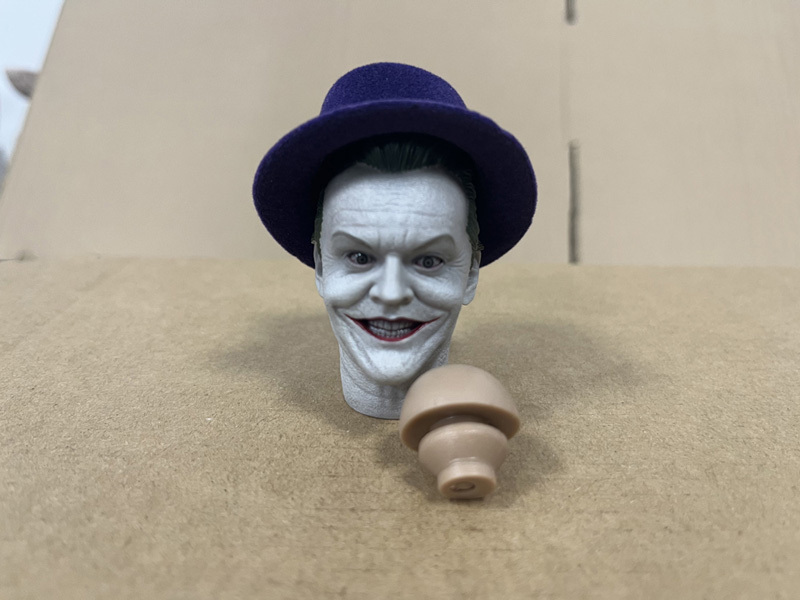 In Stock 1/6 Mars Toys MAT002 Joker Batman Jack Nicholson Head Sculpt for Action Figure