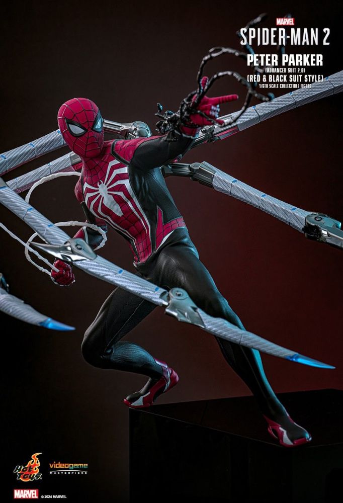 In Stock Hot Toys VGM66 spiderman 2 Spider-Man Peter Parker Advanced Suit 2.0 1/6 Figure