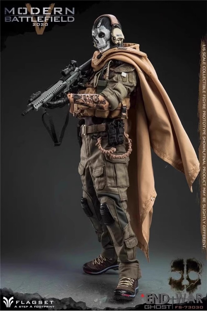 In Stock  FLAGSET FS73030 Modern Battleground Ends War Ghost 2.0 1/6 action figures