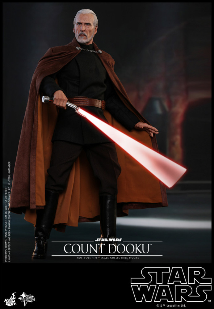 In Stock  Hot Toys MMS496 Star Wars Episode II AOTC Count Dooku 1/6 Rare Figure