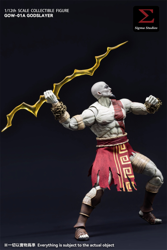 [Pre-order] SIGMA STUDIOS GOW-01A 1/12 The God Kratos Ghost of War Action Figure Toy