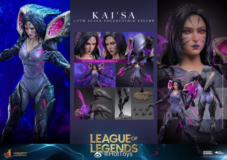 In Stoc Hot Toys VGM57 League of Legends 1 6 Figure Kai Sa