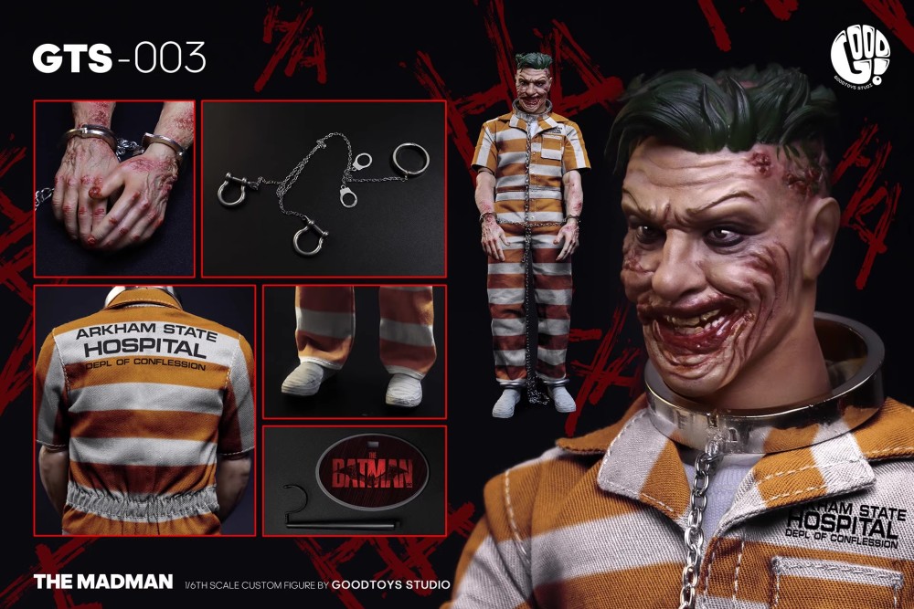 In Stock Goodtoys GTS-003 1/6 The Batman Prisoner Clothing Joker 12" Action Figure Toy