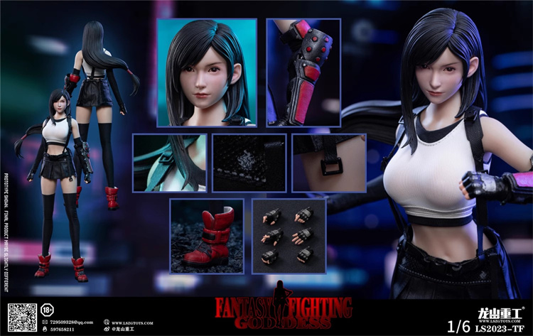 In Stock Longshan LS2023-TF 1/6 Fantasy Goddess Tifa Collectible Action Figure