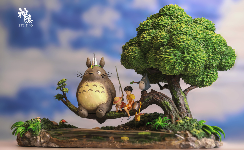 In Stock Miyazaki Miyazaki Totoro summer cozy time GK hand statue