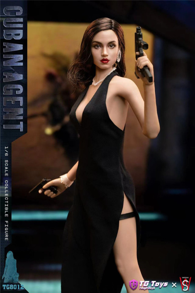 In Stock TGToys × SWToys TG8012 1/6 Cuban Agent Collectible Female Action Figure Model