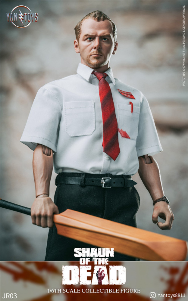 YANTOYS JR03 1/6 Shaun of the Dead Action figure INSTOCK