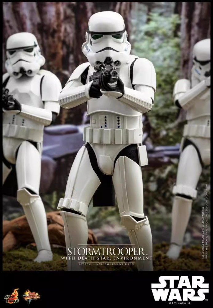 In Stock Hot Toys MMS736 1/6 Stormtrooper with Death Star Environment Set Action Figure