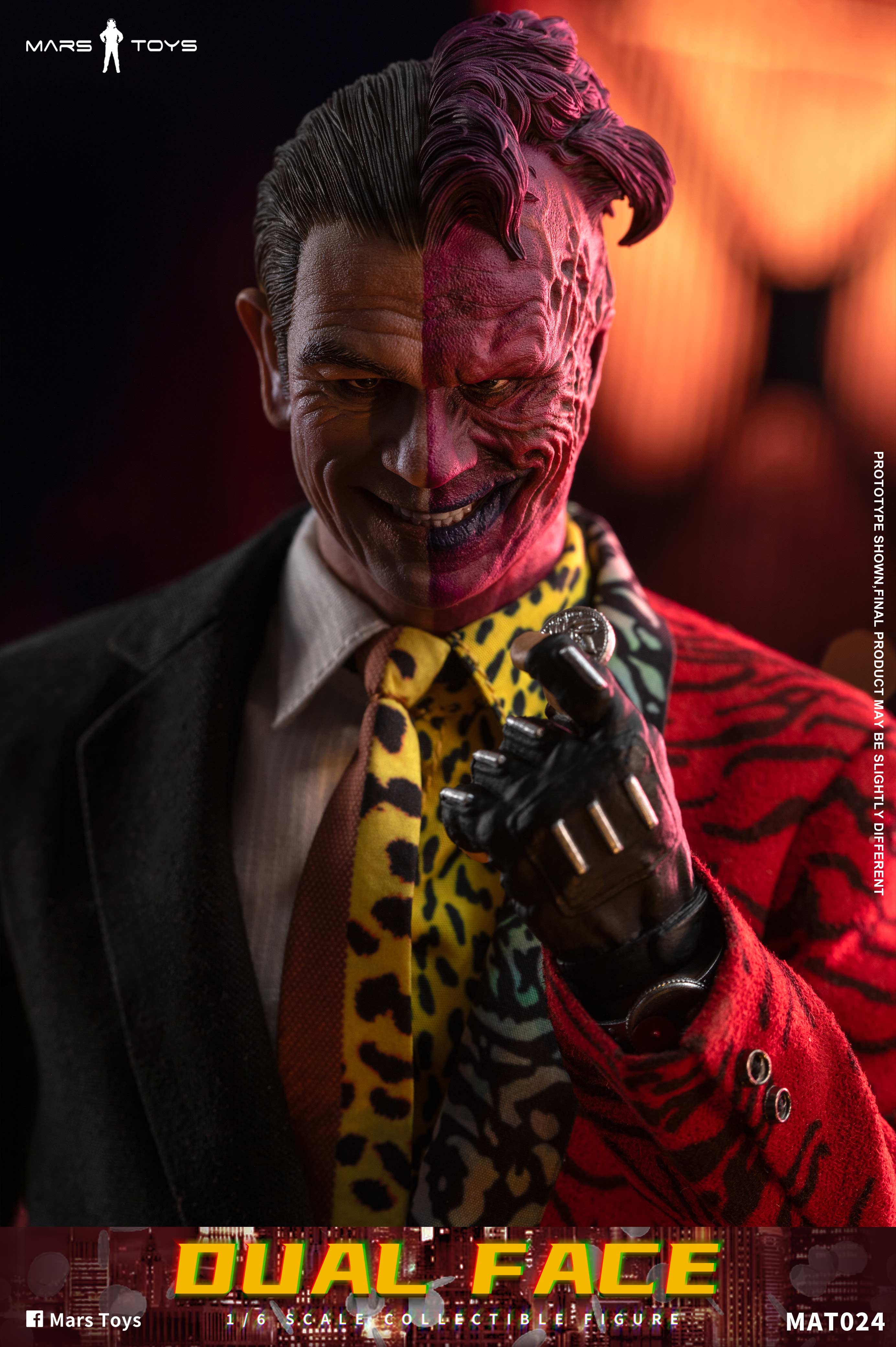 Mars Toys 1/6 デュアル フェイス MAT024 Dual Face Pre-order] MARS TOYS 1/6 MAT024 DUAL FACE
