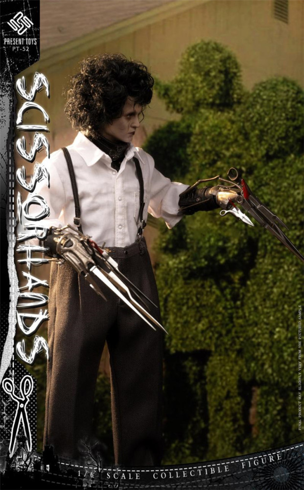 [Pre-order]  PRESENT TOYS PT-sp52 1/6 Edward Scissorhands 12" Action Figure Model
