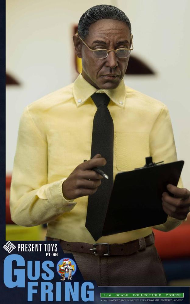 In Stock PRESENT TOYS PT-sp66 1/6 Gus Fring Collectible Male Action Figure Model