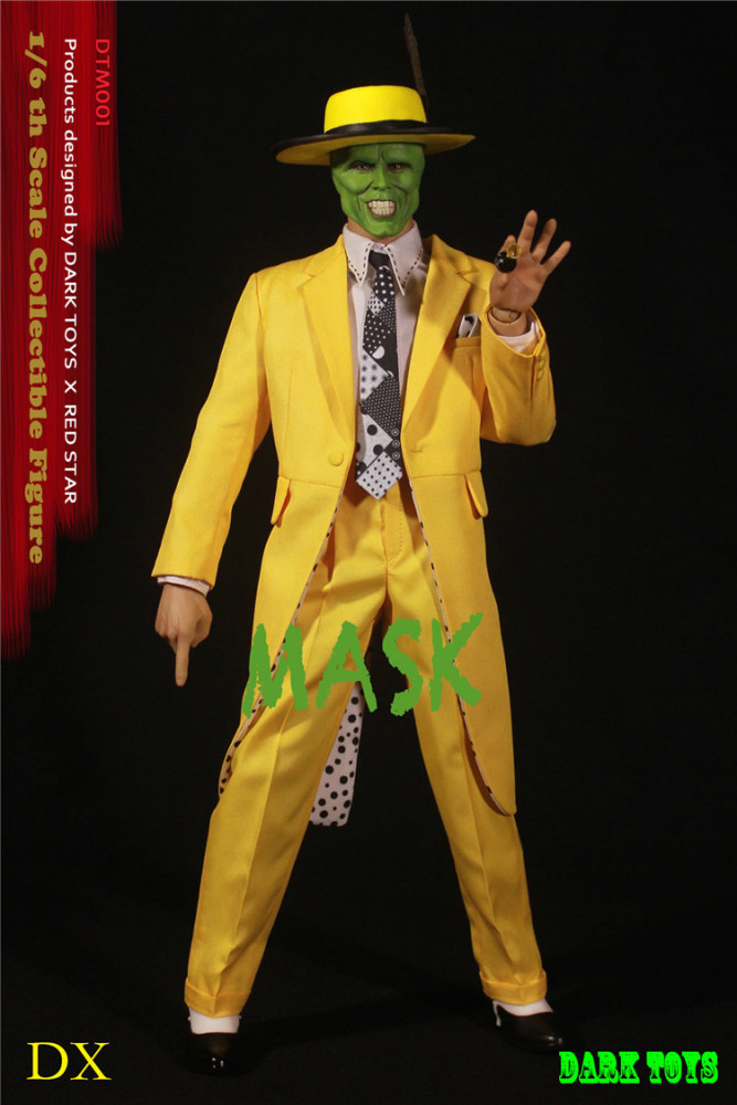 Instock DARK TOYS 1/6 Scale THE MASK Jim Carrey DTM001 DX Ver. Action Figure