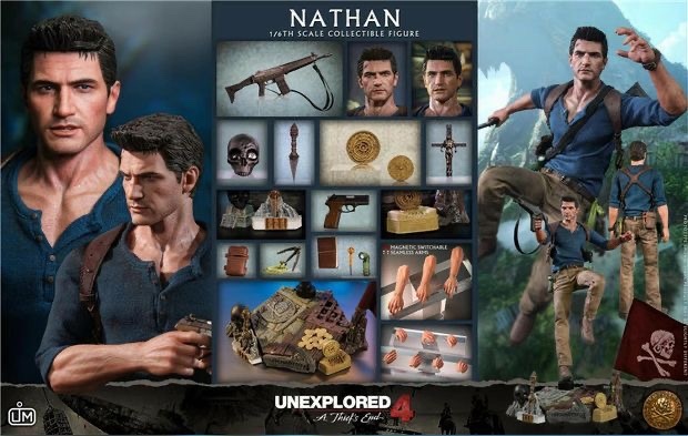 In Stock  LIMTOYS LIM012 1/6 Uncharted 4 Nathan Drake Collectible Action Figure