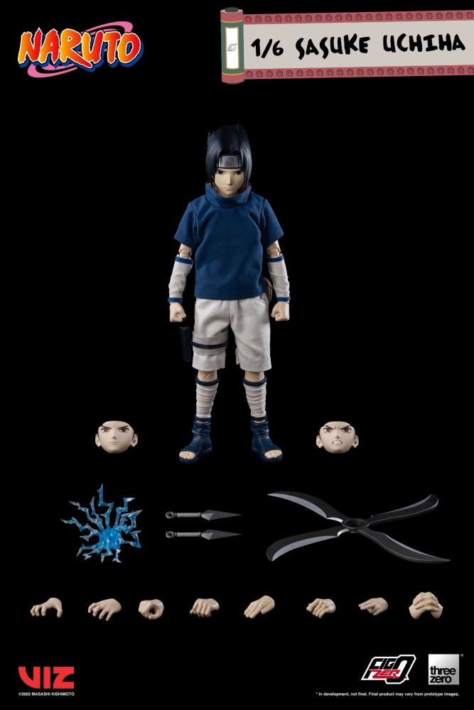Threezero Naruto Uchiha Sasuke 1 6 Action Figure 3Z02618W0 In Stock
